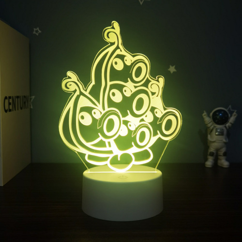Plants vs. Zombies 3D night light Peashooter peripheral figures bedroom living room LED table lamp manufacturer