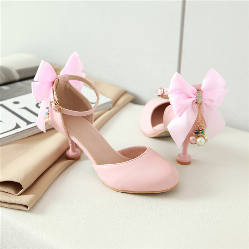 小学生主持很高细跟高跟鞋中大童生日礼服鞋女童模特走秀表演出鞋