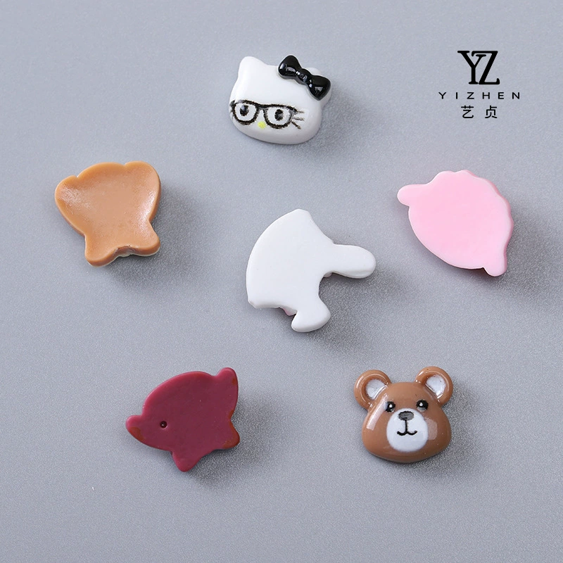 Small cartoon nail decoration, phone case, materials set, DIY