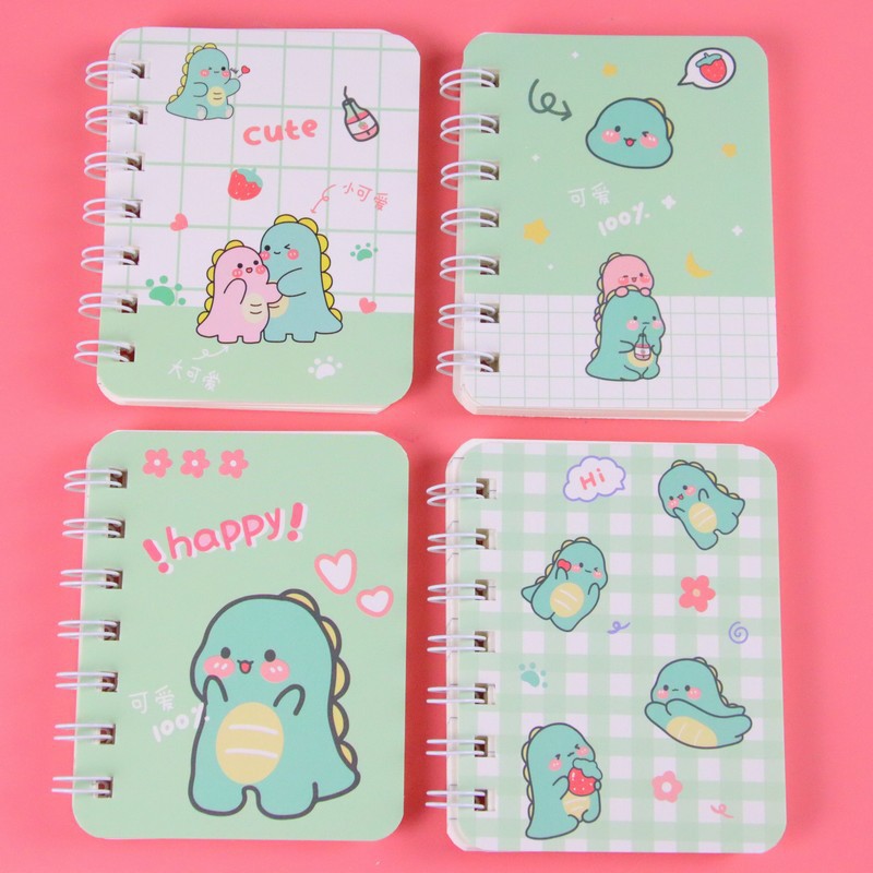 Libro de bobina A7 Bolsillo para portátil de alto valor Libro de bobina lindo portátil Notas de estudiante Bloc de notas de conocimiento