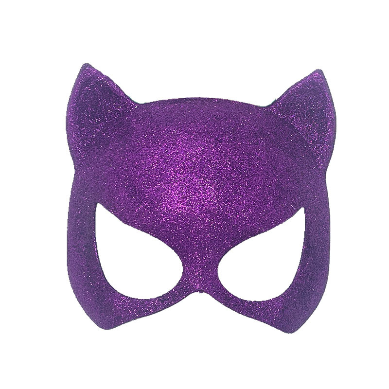 Nuevo producto polvo máscara de gato máscara de baile de maquillaje femenina máscara de fiesta Halloween carnaval máscara sexy