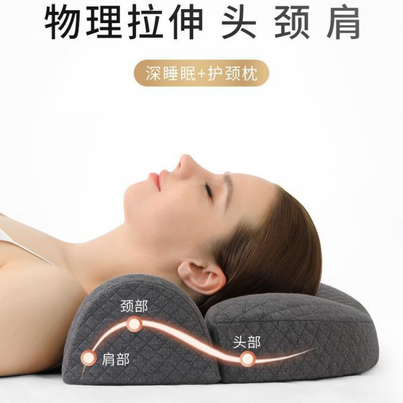 almohada anti-ronquido japonesa para dormir auxiliar para dormir lateral almohada respiración nasal almohada por defecto