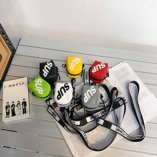 Children's Bag Fashion Letter Boy's Shoulder Bag Going Out Coin Purse Ultra Light Portable Baby's Backpack Girls' Crossbody Bag
