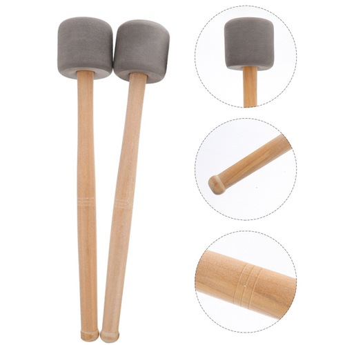 2 Bass Foam Drumstick Sticks Large Snare Drum Hammers Percussion Accessories