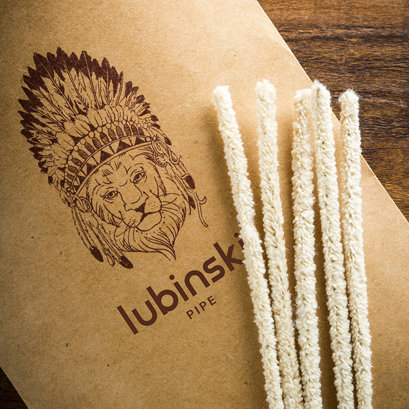 Rubinsky Pipe Cleaners 50 Pieces/Paper Bag Portable Cotton Metal Pipe Cleaning Tools Storage Rubinsky Pipe Cleaners 50 Pieces/Paper Bag Portable Cotton Metal Pipe Cleaning Tools Storage