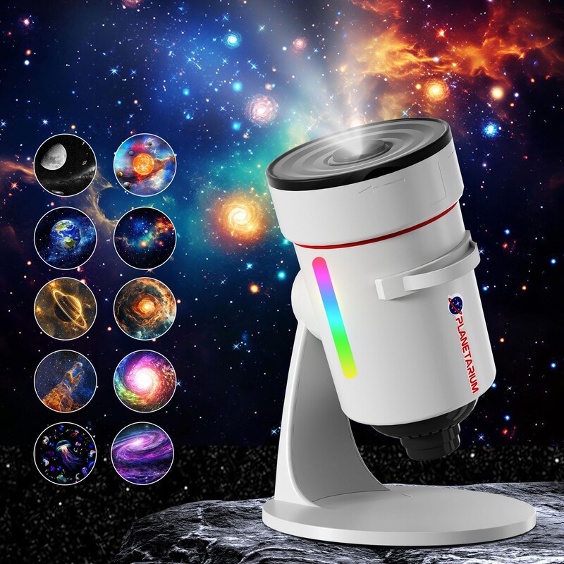 2026 New Model Astronomical Telescope Starry Sky Lamp Dynamic Atmosphere Starlight Projection Lamp Internet-Famous Hot-Selling Night Light