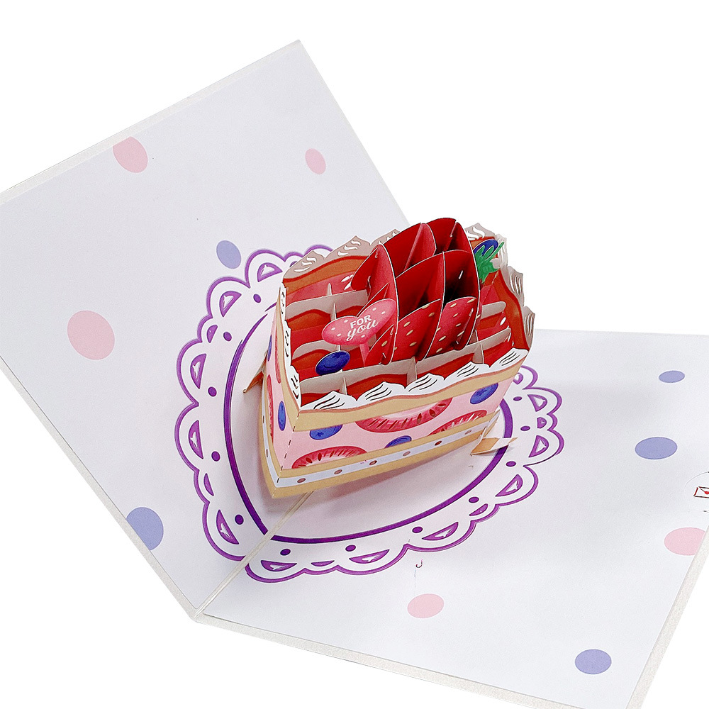 Birthday Sweet Flower Paper Party Festival Card display picture 1