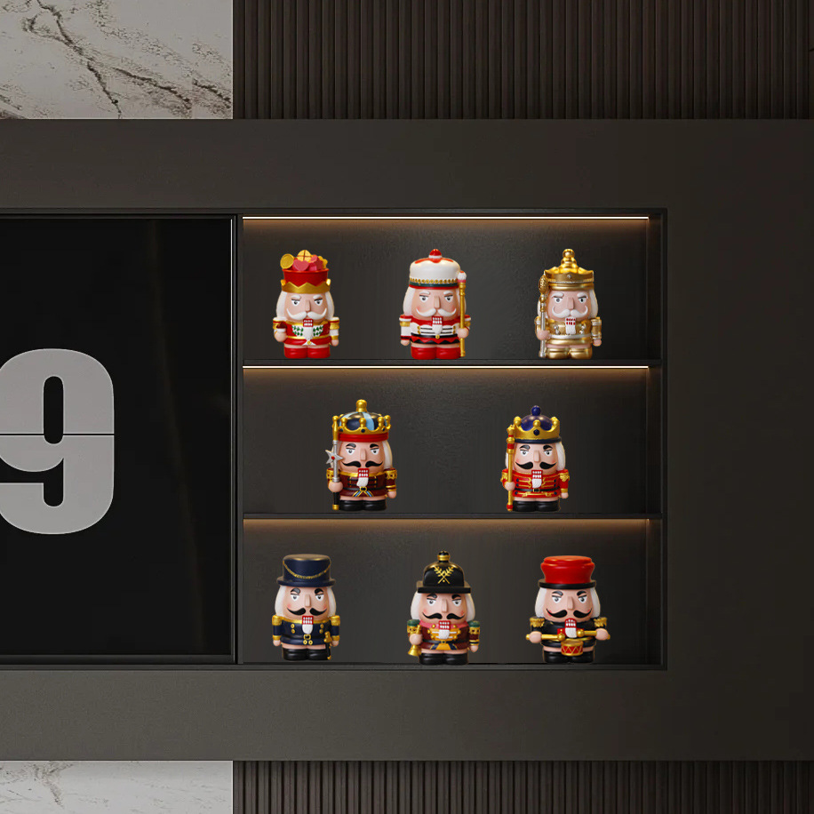 Cascanueces marionetas soldados británicos almacenar dinero extraíble decoración de la habitación de los niños decoración del dormitorio