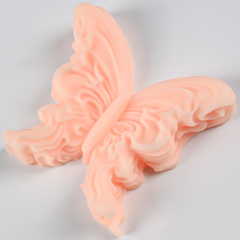 妖狐DYKS直播主播3d立体仿真蝴蝶tpe材质q弹解压硅胶倒模情趣代发