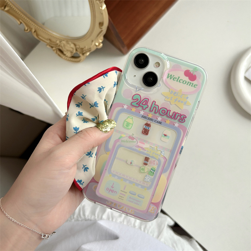 Cute Sweet Letter Arylic   Phone Cases display picture 1