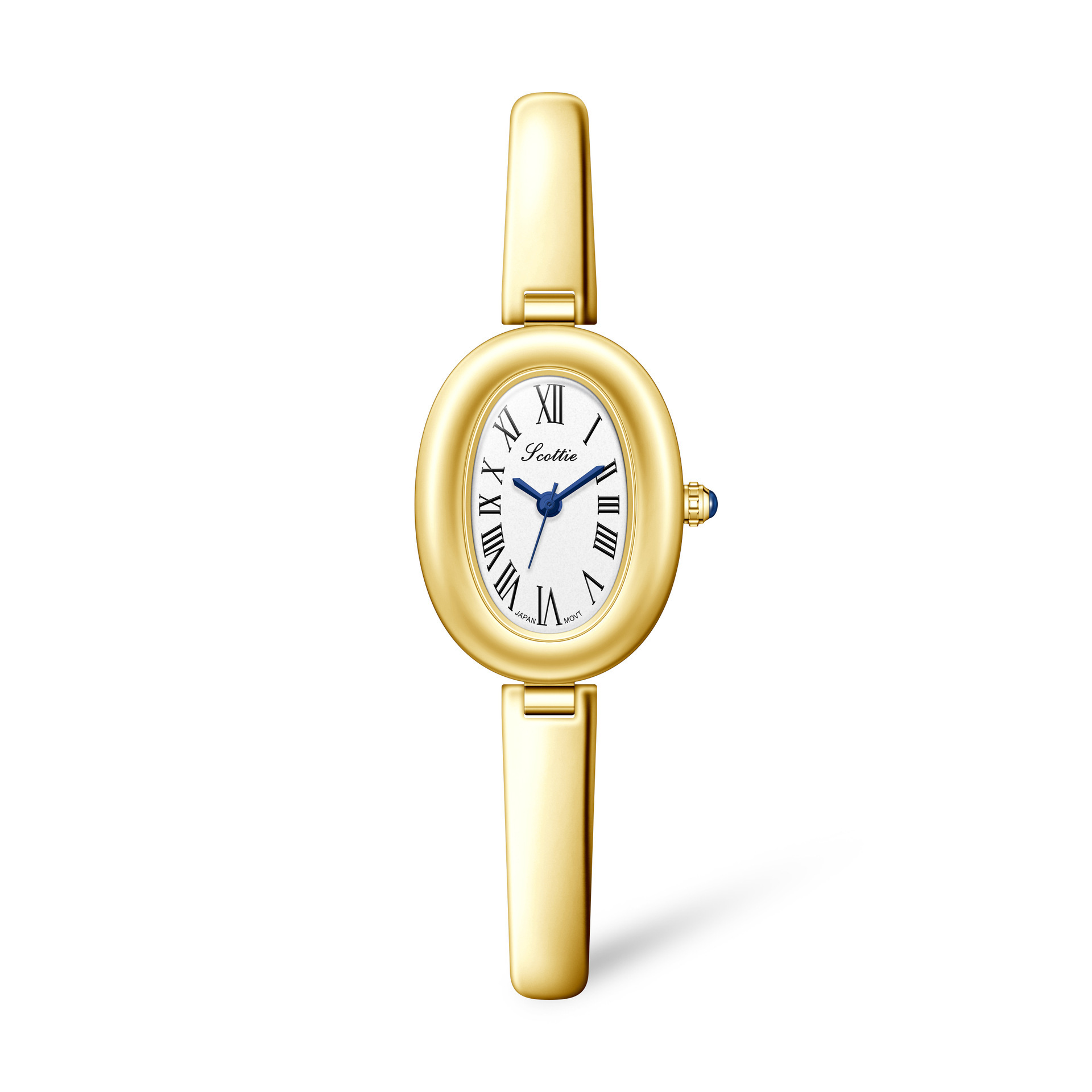 Gaudí Watch 9780 Factory Direct Sale Oval Gold Bracelet Watch for Women Tiktok Live Popular Model