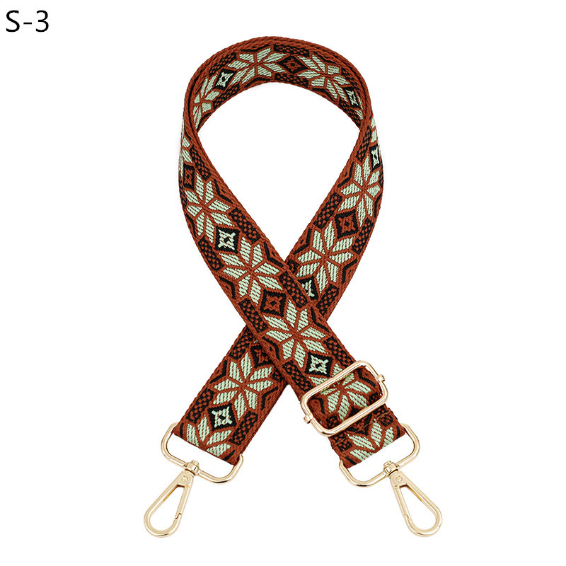 112g Weight Bag Strap Bag Accessories Type All Seasons Polyester Plaid Bag Strap