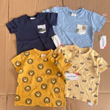 外贸短袖棉感时尚潮流T恤夏季新款儿童短袖男童t恤