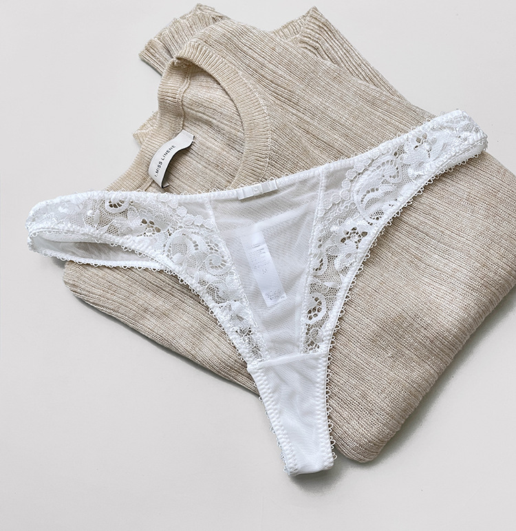 42g Weight Low Waist Panties Waist Thong Panties Style Panties Lingerie Type Nylon, Spandex Fabric Type 3 PCS/Package Quantity Solid Color Pattern All Seasons Season Women's Gender Lady, Simple Style, Streetwear Style Solid Color Low Waist Thong Panties 2