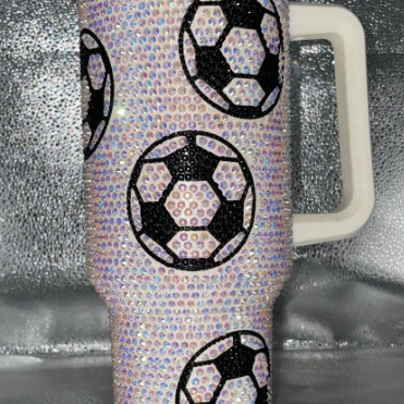 Taladro pegado nuevo mango transfronterizo de 40oz taza de coche con mango taza de hielo de gran capacidad taza de paja de vacío agua de coche