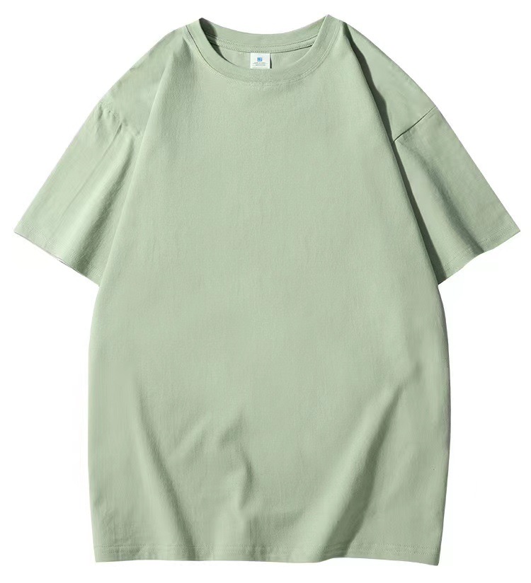 210g Weight Short Sleeve Sleeve Length Cotton Fabric Type Long Top Length T-shirt Tops Type Casual Occasion Round Neck Neckline Loose Fit Type Solid Color Pattern Summer, Spring, Autumn Season Unisex Gender Simple Style Style Wholesale Unisex Cotton Simple Style Solid Color Short Sleeve T-Shirts 4