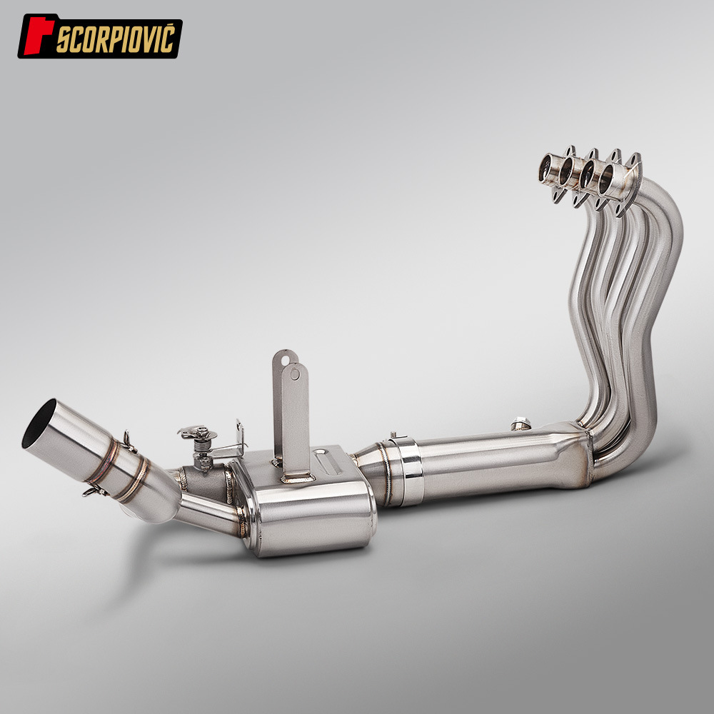 Motorcycle Full Exhaust System Modification Zhang Xue Motorcycle 500Rr Dual-Channel Valve Box Front and Rear Exhaust Pipes