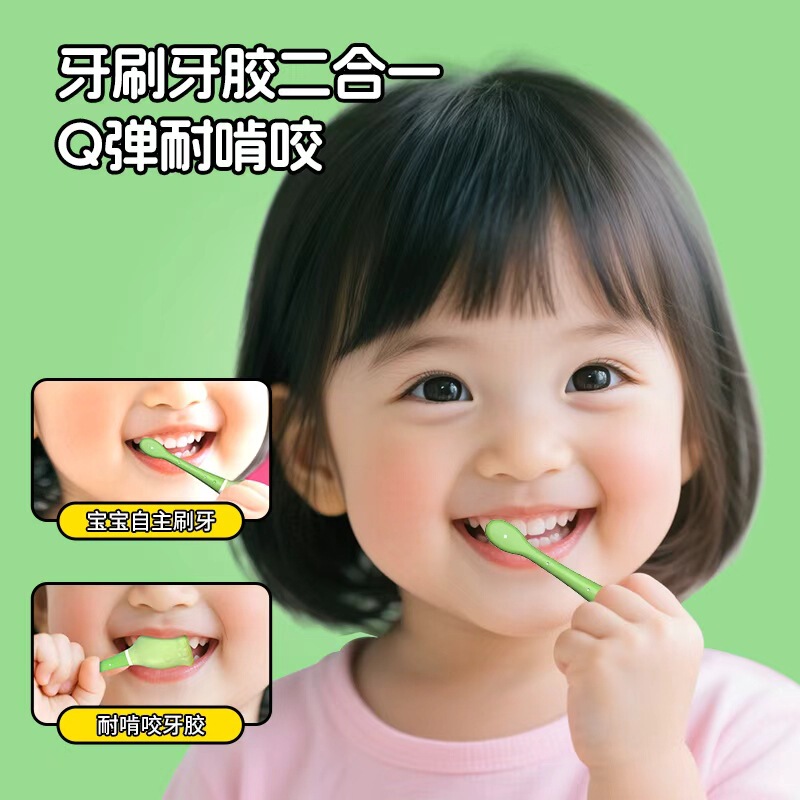 婴幼儿童牙刷软毛宝宝3-6到12岁训练含氟乳牙专用小孩【手动】|undefined