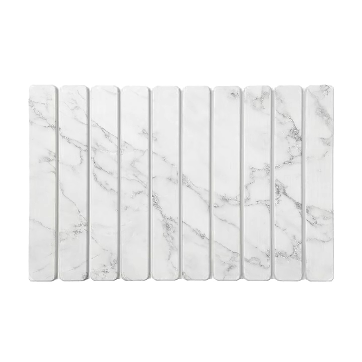 Multipieza plegable de mármol blanco C