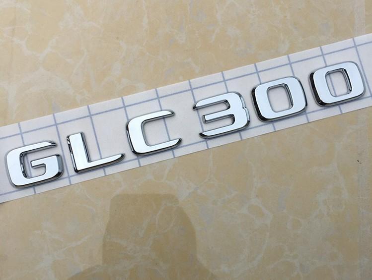 Suitable for Mercedes-Benz GLC260L, GLC300L, GLC43 AMG rear emblems, 4MATIC car logos, and lettered emblems