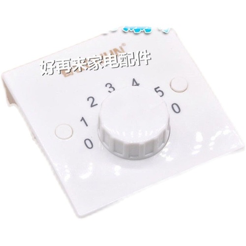 86-type ceiling fan speed control switch with hidden rotation function, ceiling fan, five-speed fan speed control switch