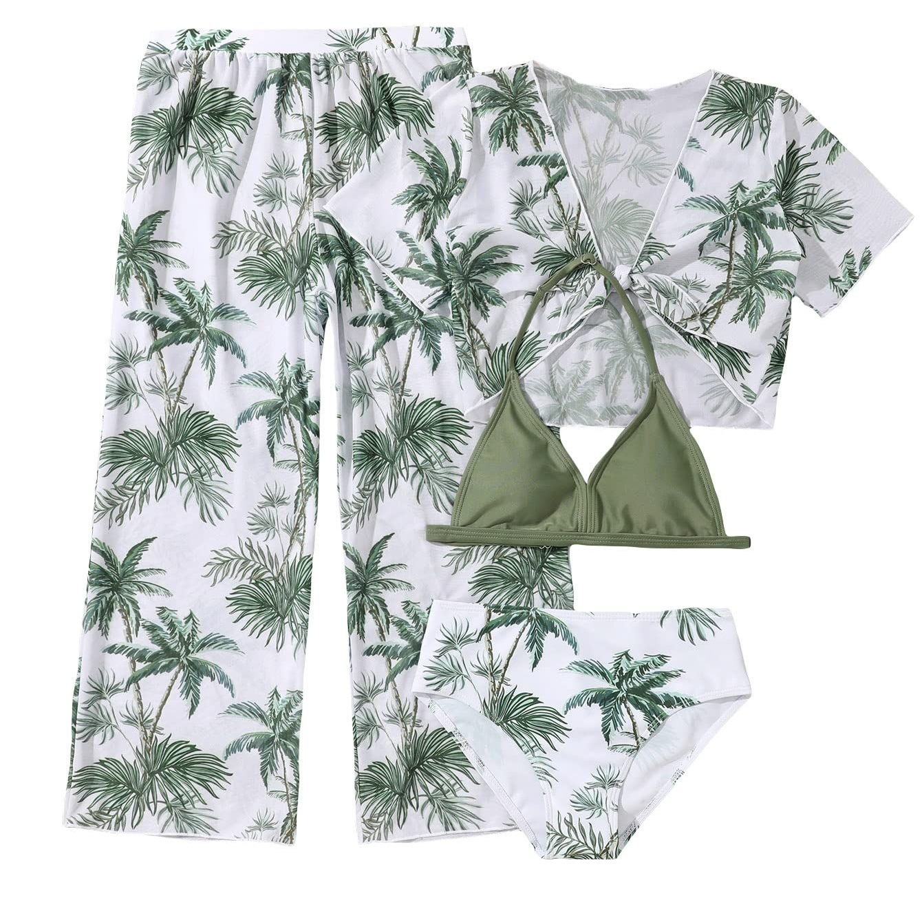 2026 New Model Foreign Trade Amazon European and American Sexy Three-Piece Bikini Swimsuit for Older Girls Wholesale from Manufacturer