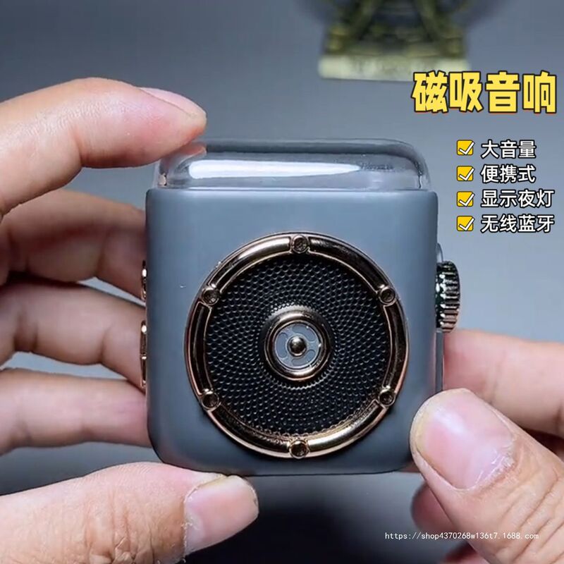 P6 Magnetic Speaker connects to mobile phones via Bluetooth, mini small speaker, wireless, high volume, home use, card-insertable, portable P6 Magnetic Speaker connects to mobile phones via Bluetooth, mini small speaker, wireless, high volume, home use, card-insertable, portable