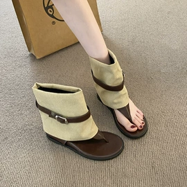 厚底拖鞋;女式皮靴;女式棉鞋