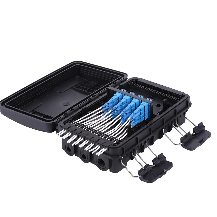 外贸16芯光纤分光箱 8芯光缆plc光分路器箱  FDB入户2分16分纤箱