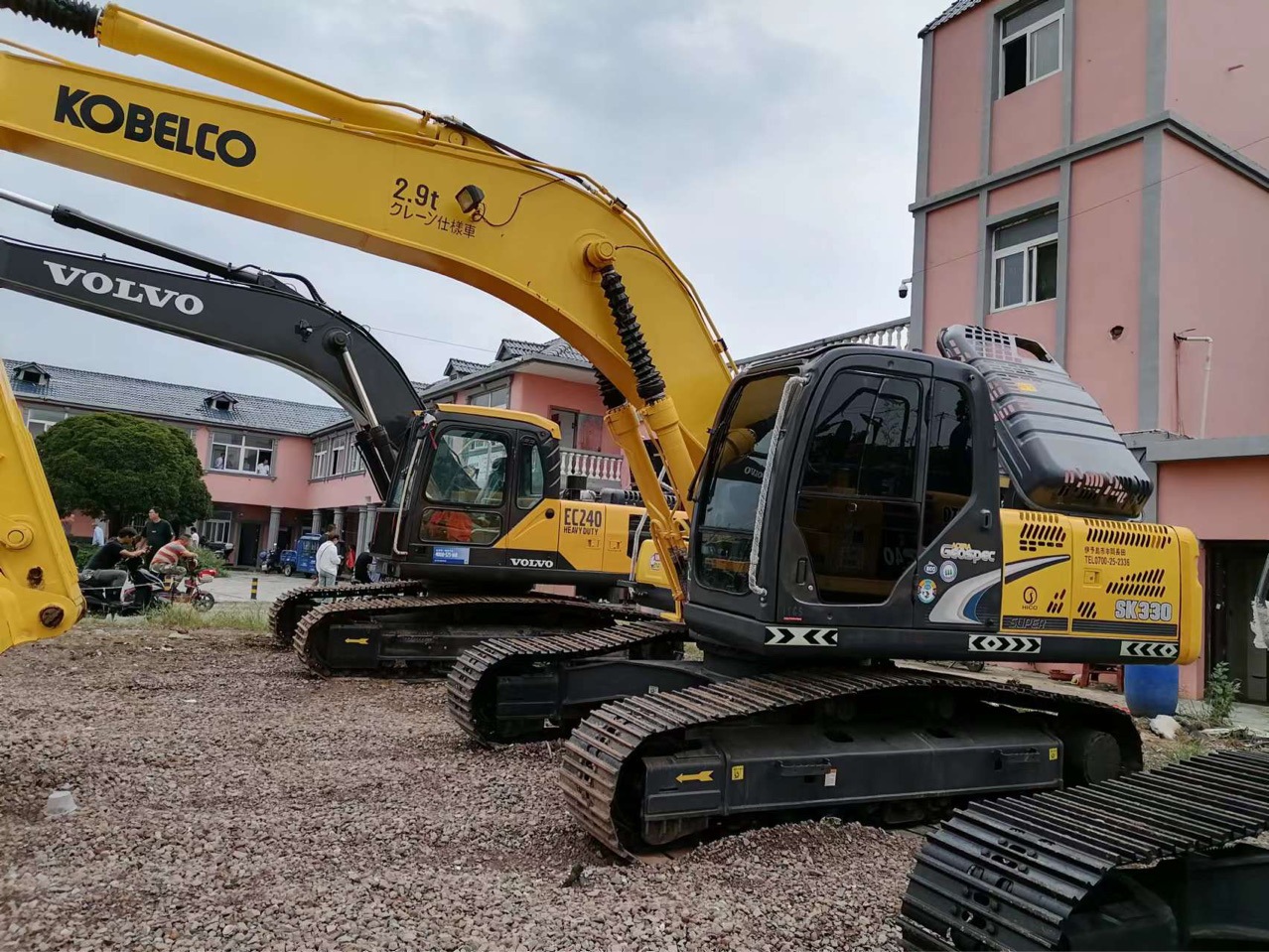 Exportación de comercio exterior de segunda mano Shengang 330 gran excavadora hornet