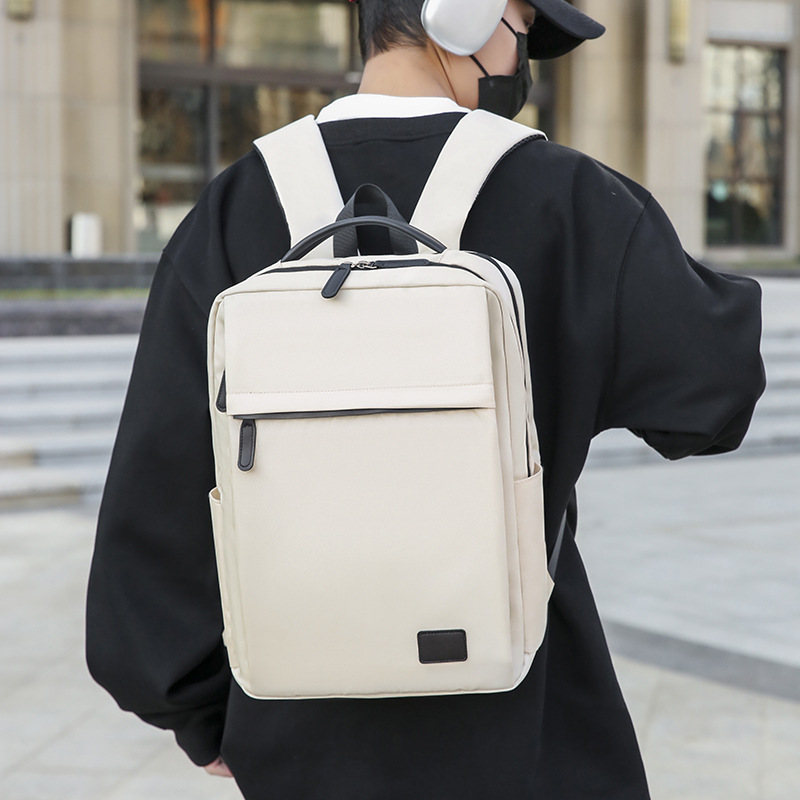 Ocio con bolsos de hombro, bolsos ligeros para mujeres, mochilas para computadoras portátiles de cercanías de negocios, mochilas para estudiantes de primaria y secundaria simples para hombres