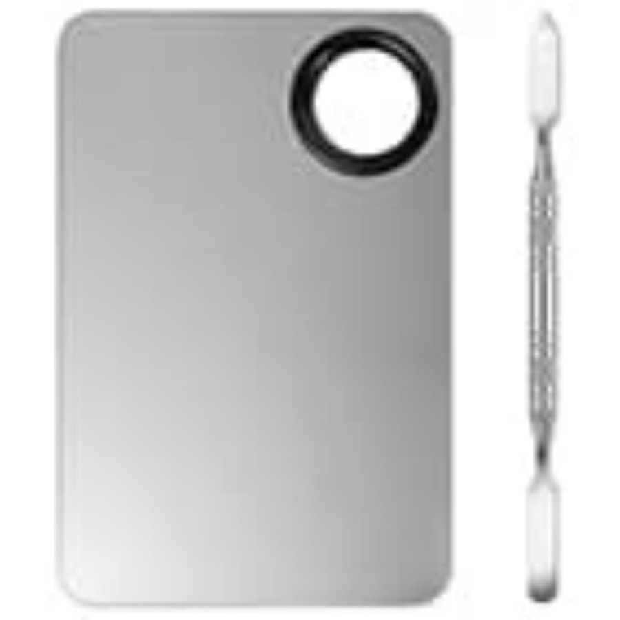 Paleta de acero inoxidable Paleta de maquillaje Paleta de maquillaje Paleta de maquillaje Paleta de maquillaje