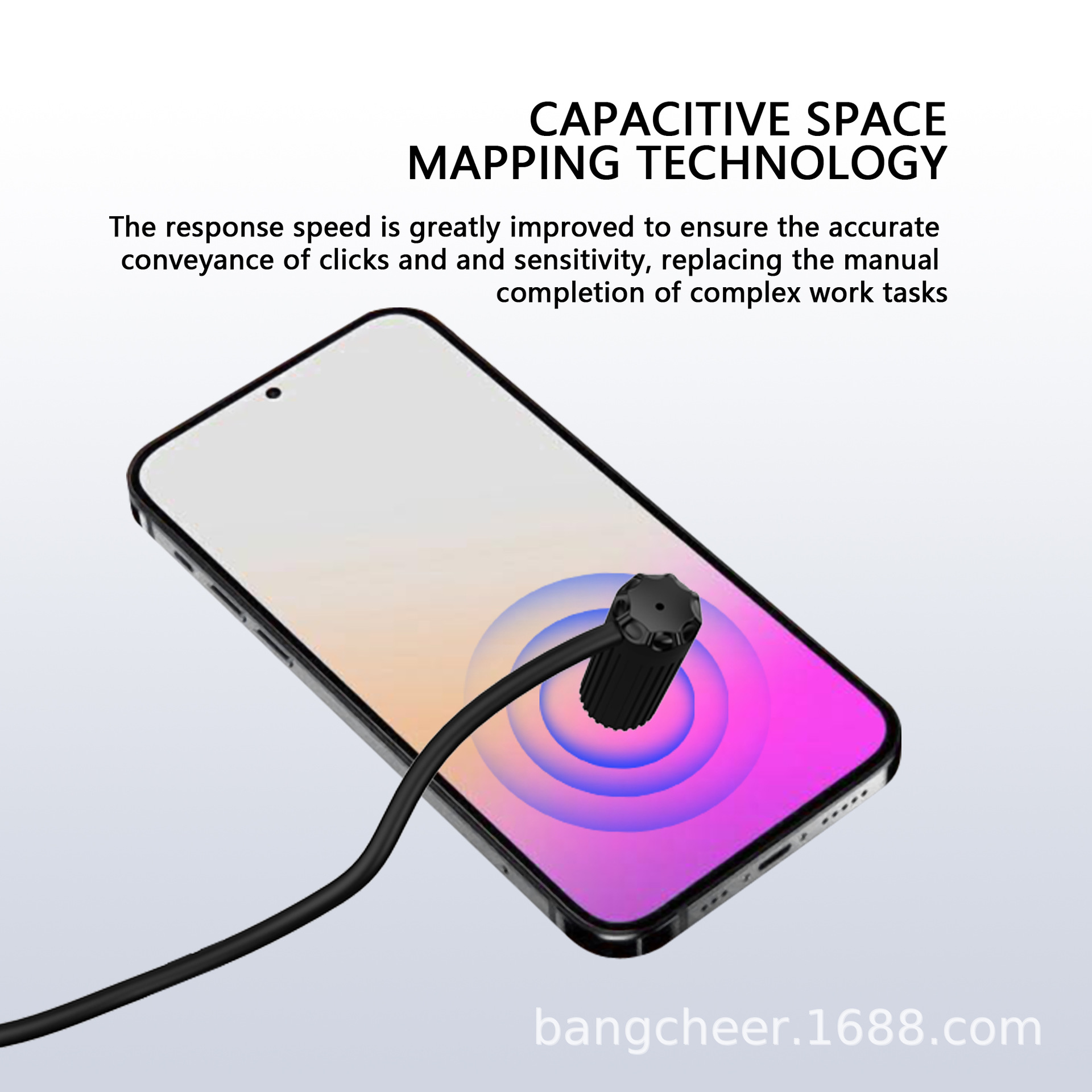 Clicker automático del teléfono móvil, percutor automático de la pantalla del teléfono móvil, en lugar de operación manual
