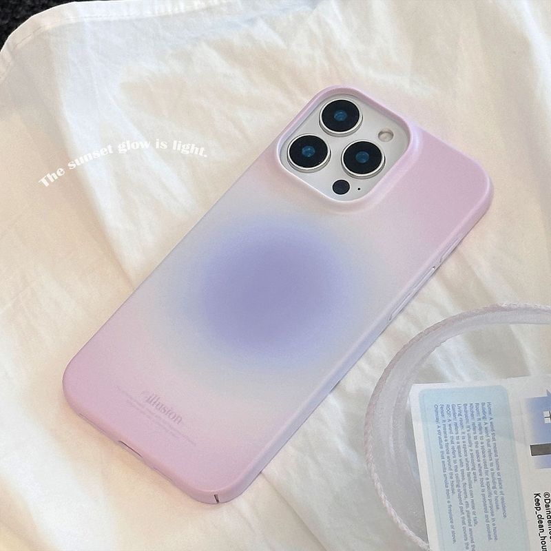 フィルムシェル iPhone16 携帯電話ケース Apple対応 15promax グラデーション マット 14 シンプル 13 日韓風 17|undefined