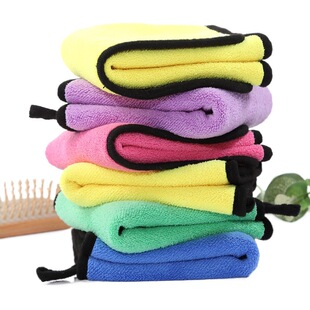 Car Wash Towel Thickened Large Absorbent Coral Velvet Car Wipe Towel Double-Sided Car Cleaning Car Wash Towel Wholesale