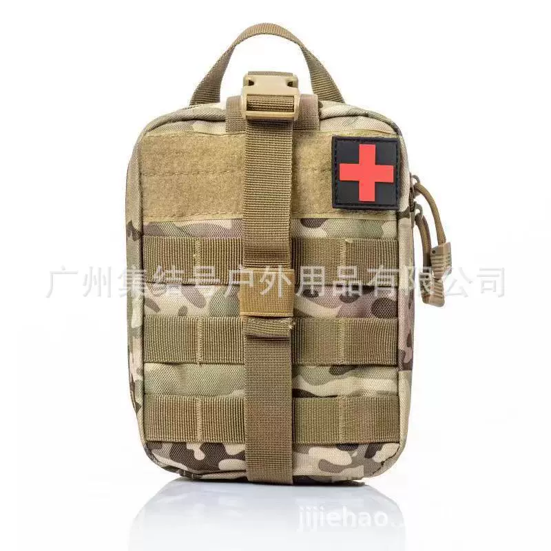Tactics first aid kit, bag accessory, camouflage universal belt bag, travel life jacket outside climbing