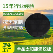110mm单晶太阳能滴胶板15V户外节能太阳能壁灯庭院专用发电板定制