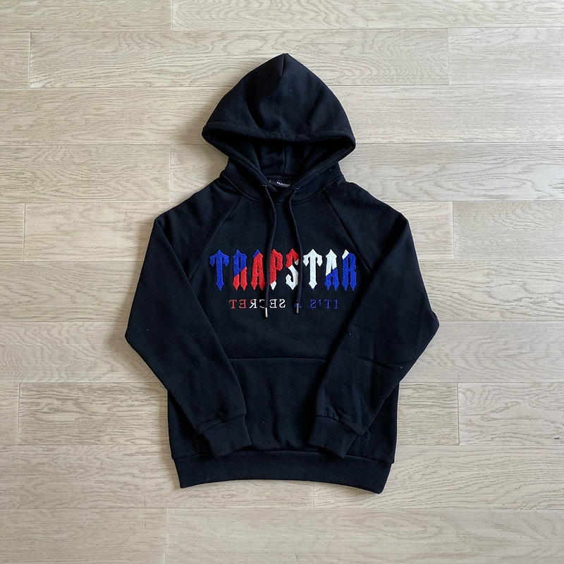 2025Trapstar свитшот спортивный костюм передвижение куртка на молнии арочная вышивка букв UKDRIPDRILL мужчины