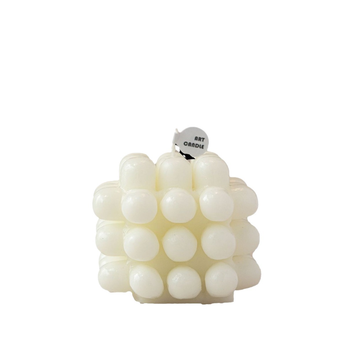 Explosión de atmósfera transfronteriza modelado cubo de rubico aroma vela sin humo dulce lindo regalo regalo de mano al por mayor venta caliente