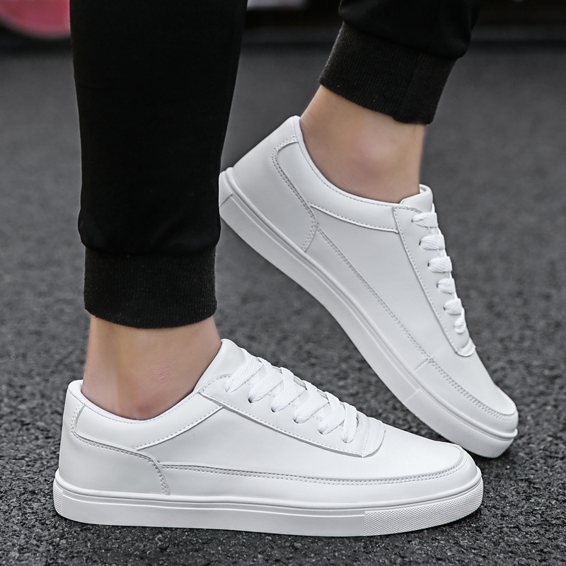 Zapatos de hombre 2024 nuevos zapatos blancos de primavera de estilo coreano zapatos de deporte de todo fósforo de moda para jóvenes zapatos de moda para hombres