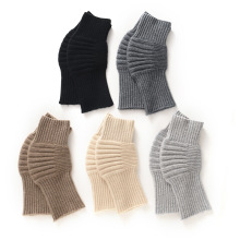 厂家跨境批发重磅山羊绒护膝针织保暖护防寒羊绒羊毛护腿套现货