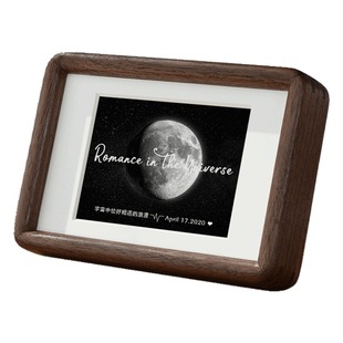 Solid Wood Photo Frame Black Walnut Handmade Cherry Wood Rounded Corners 6 7 8 10 12 16inch New Chinoiserie Log Picture Frame