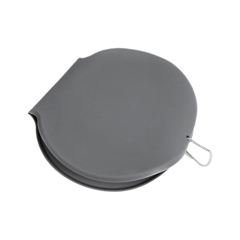 Silicona plegable Pet Bowl silicona gato y perro mascota anti-choke doble tazón de comida tazón de gato al aire libre mascota portátil perro tazón