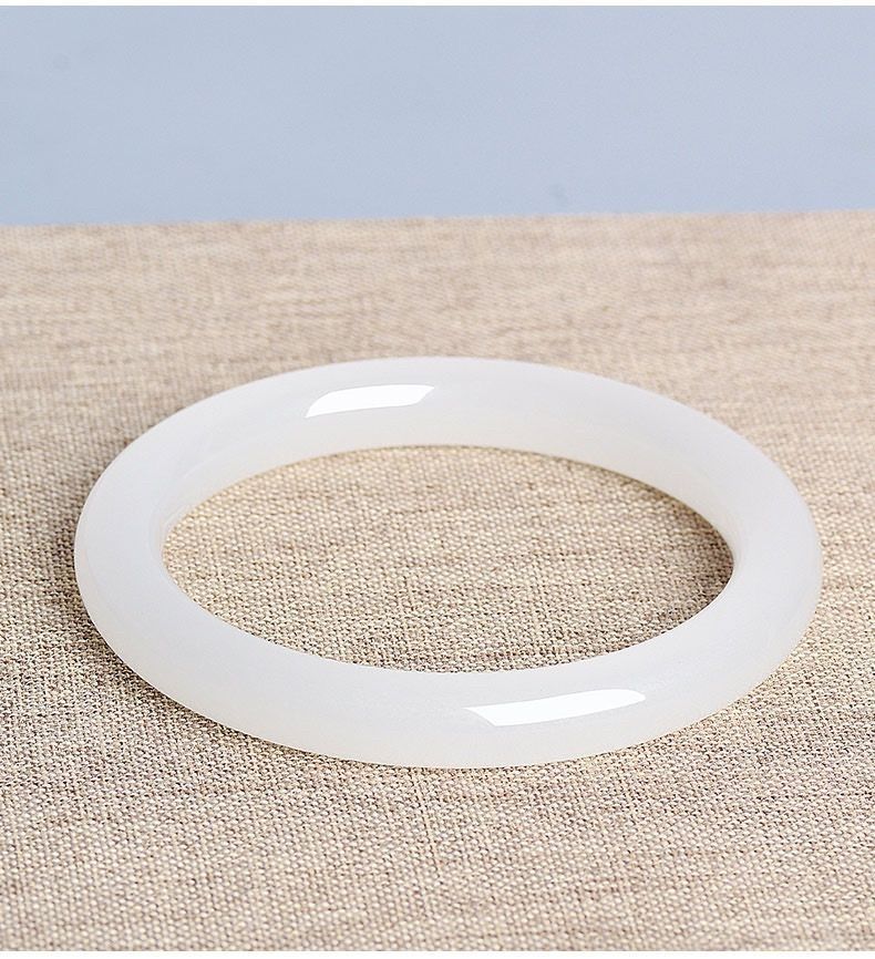 Vòng tay ngọc bích Hetian Tân Cương tự nhiên dạng Dingdong dải tròn mỏng — Ngọc Hetian tự nhiên [mẫu thông thường] hộp quà cao cấp có giấy chứng nhận, Ngọc Hetian tự nhiên [Vòng tay Dingdong] Hộp quà cao cấp có giấy chứng nhận, Ngọc Hetian tự nhiên [mẫu lốp] hộp quà cao cấp có giấy chứng nhận, [Ngọc tự nhiên chỉ bán hộp quà cao cấp chứng chỉ chính hãng] chi tiết 7