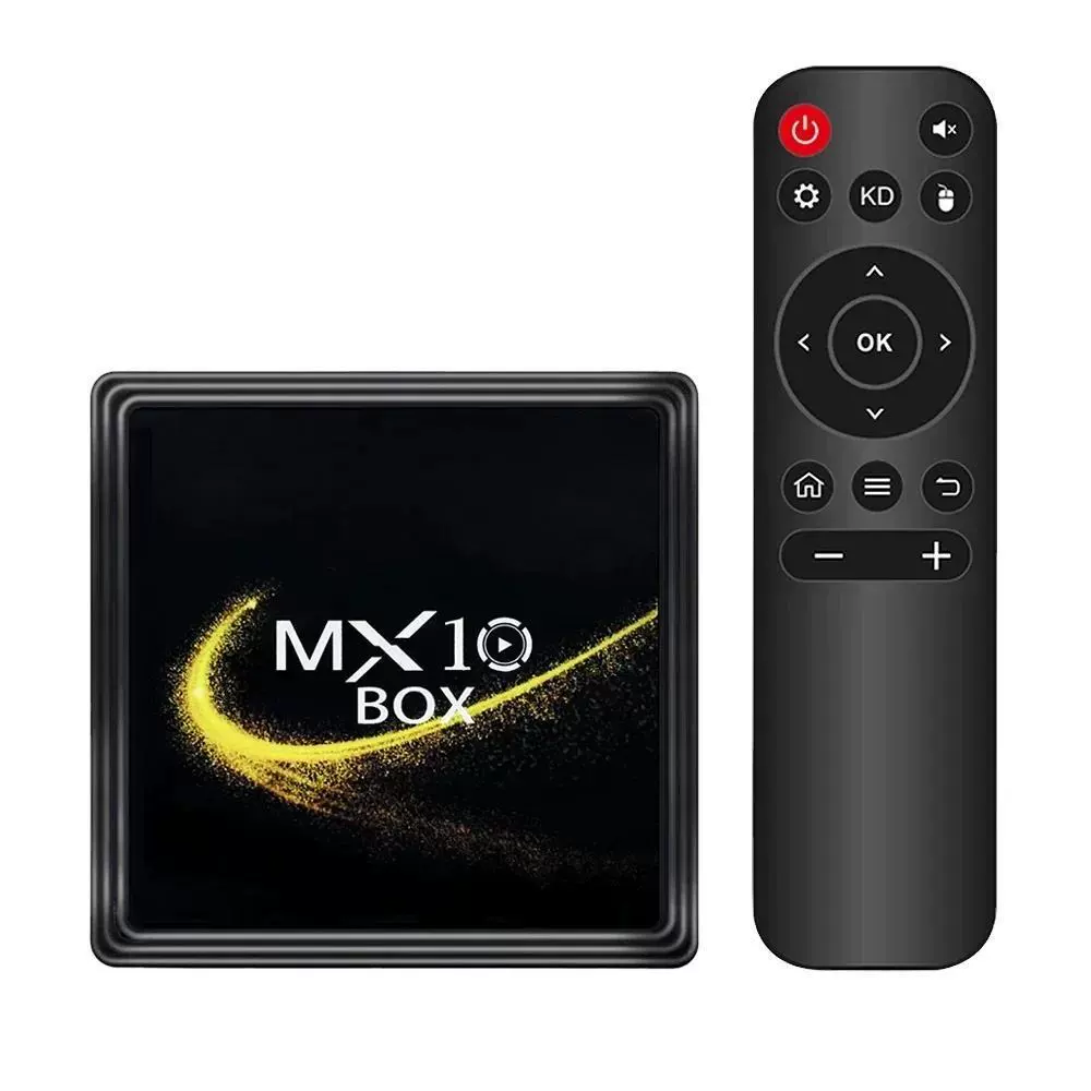 MX10 BOX Top Box Android 13 сетевой ТВ-плеер с Bluetooth, 4K, 5G Wi‑Fi