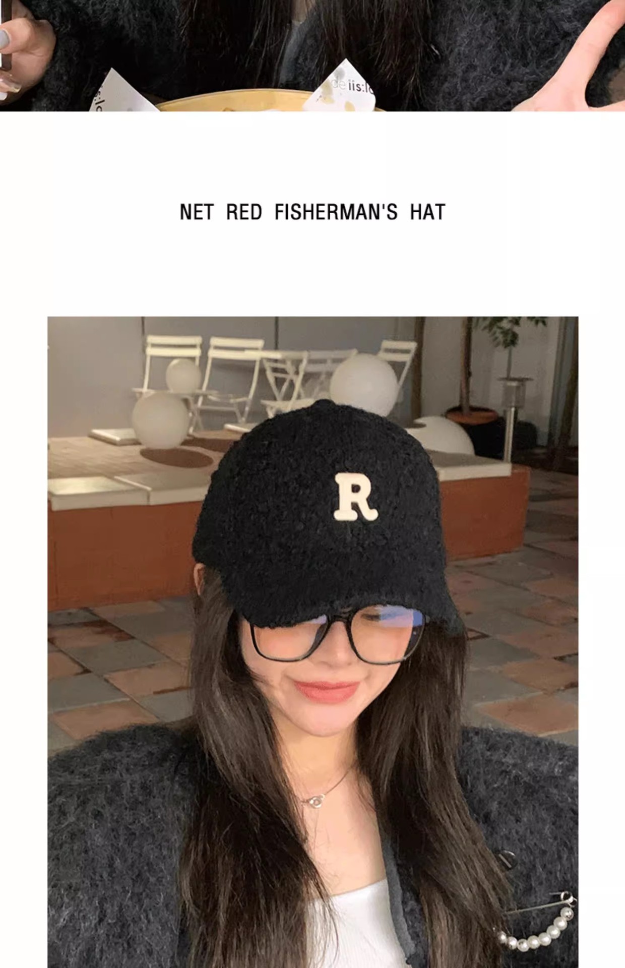 Nouvelle Version coréenne chaude lettre broderie emblème langue de canard chapeau enfants montrent petit visage en automne et en hiver, épaissi chaud_voghion.com