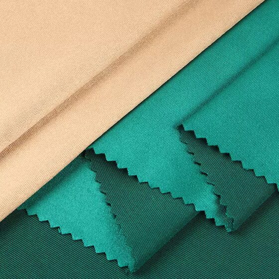 Stretch Polyester Thick Satin 250g Knitted Polyester Satin Fabric Dress Suit Printed Base Fabric