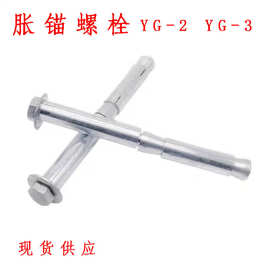 YG-2胀锚螺栓高铁预埋地铁隧道重型YG-3胀锚膨胀螺丝M16M20全螺纹
