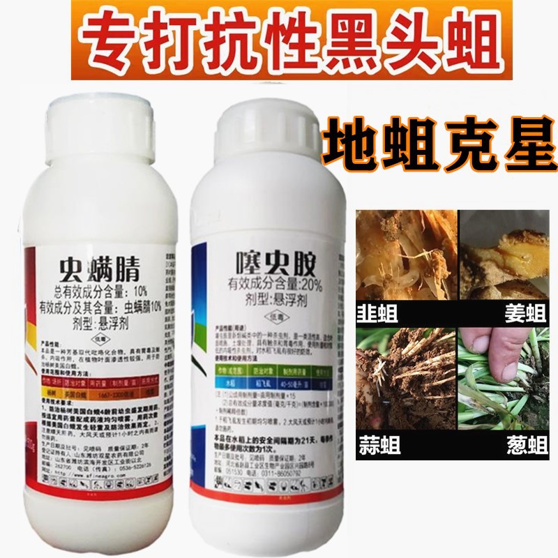 利时捷噻虫胺 虫螨腈杀虫剂农药韭蛆蒜蛆黑头蛆葱蛆姜蛆地下害虫