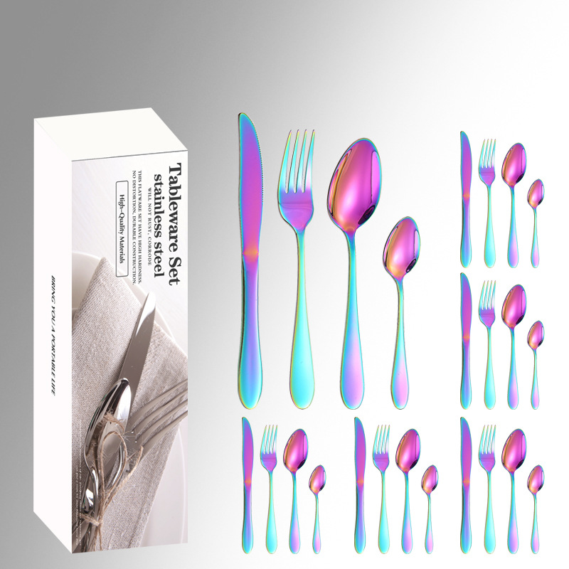 컬러 [24 장 세트] 화이트 제인 박스